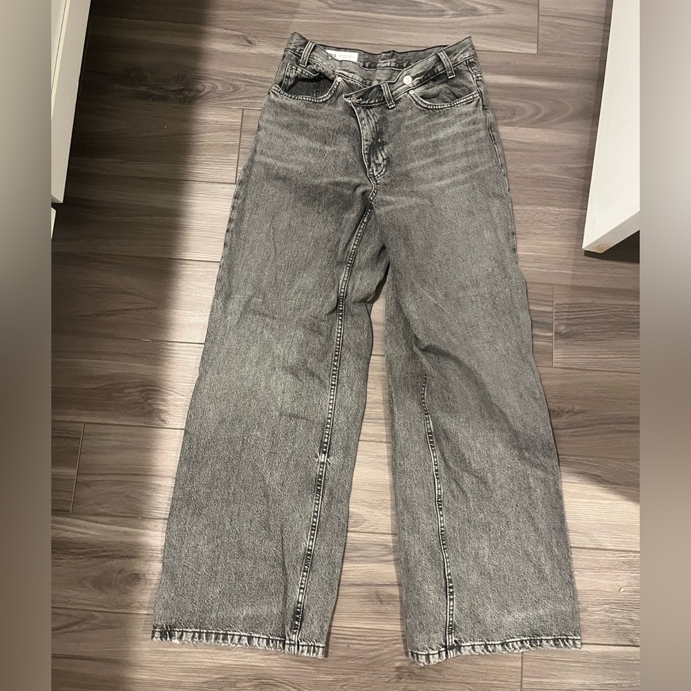Zara Charcoal Denim Pants